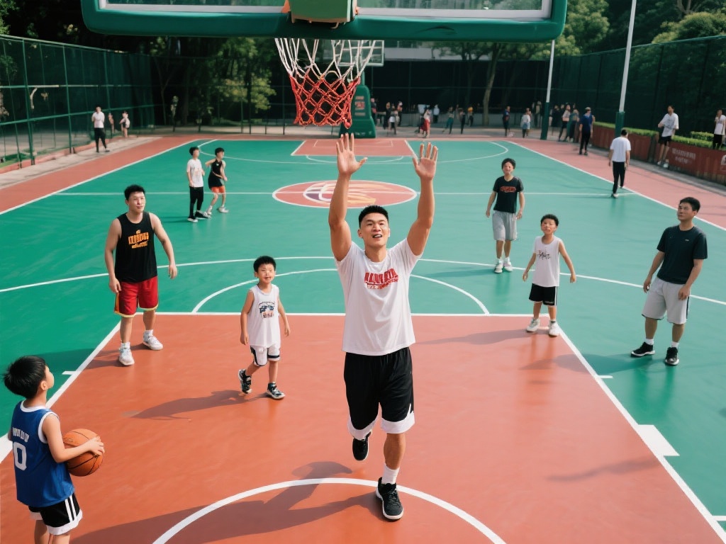 朱芳雨分享日常:愿篮球始终为你们带来欢乐 朱芳雨的动态提醒我们,篮球的魅力在于它的